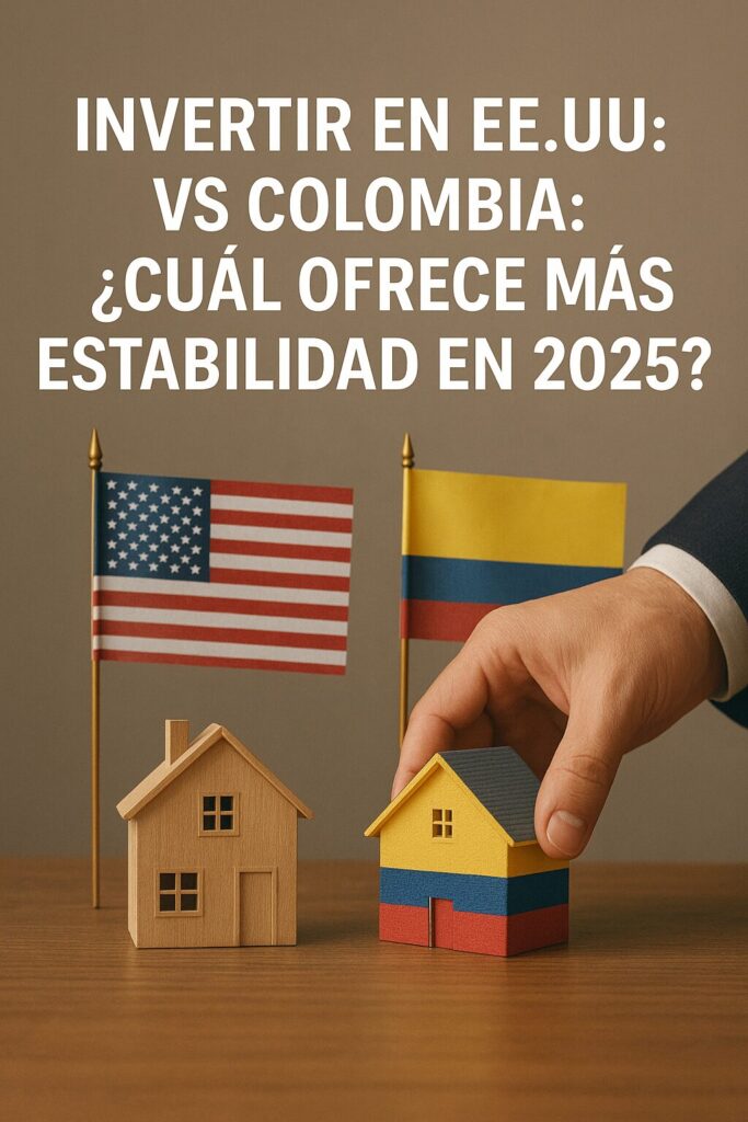 Invertir en EE. UU. vs Colombia: ¿cuál ofrece más estabilidad en 2025?