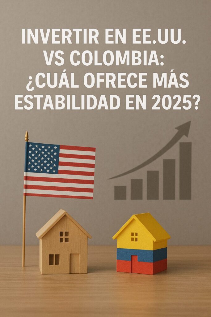 Invertir en EE. UU. vs Colombia: ¿cuál ofrece más estabilidad en 2025?